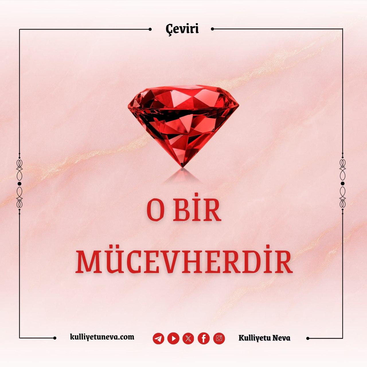 O BİR MÜCEVHERDİR